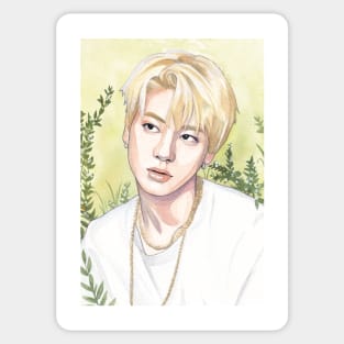 Taehyun TXT Watercolour Painting Sticker